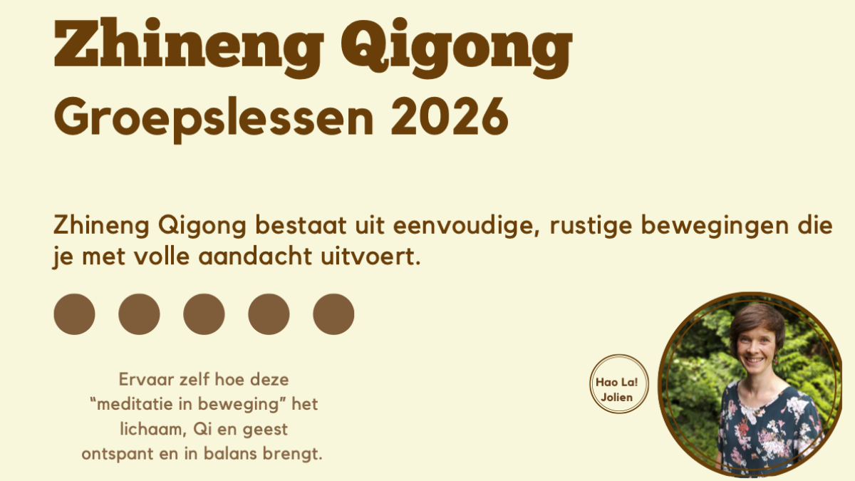 Zhineng Qigong Groepslessen zijn beschikbaar in onze praktijk. Schrijf je snel in!